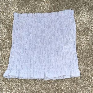 She + Sky blue tube top